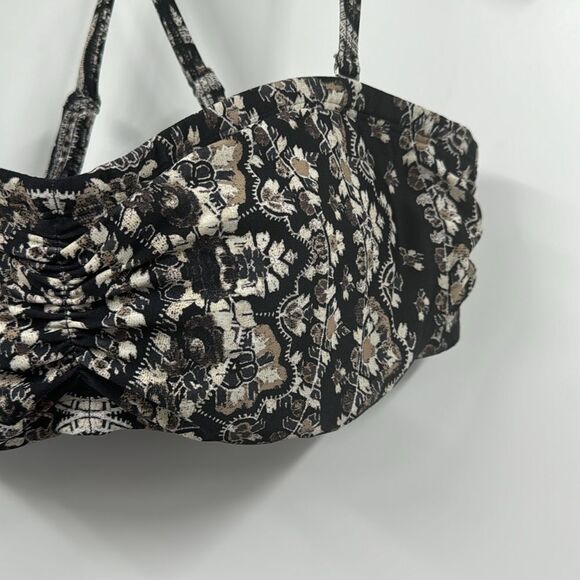 Athleta Bikini Top Floral 36 B/C - Picture 3 of 6